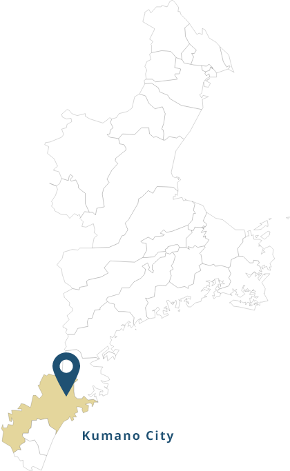 三重県から見た熊野市の位置